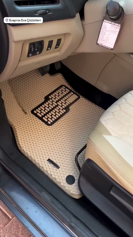 Renault Fluence EVA paspas - Bej taban, Taba kenar